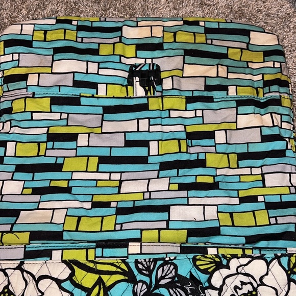 Vera Bradley Island Floral Messenger Bag Crossbody Shoulder Tote - Picture 7 of 10